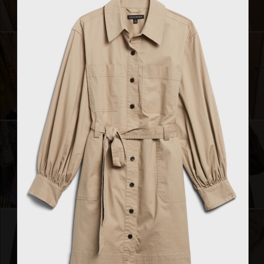 NWT- Banana Republic Safari Shirt Dress
